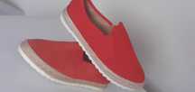 Buty damskie espadryle Next czerwone