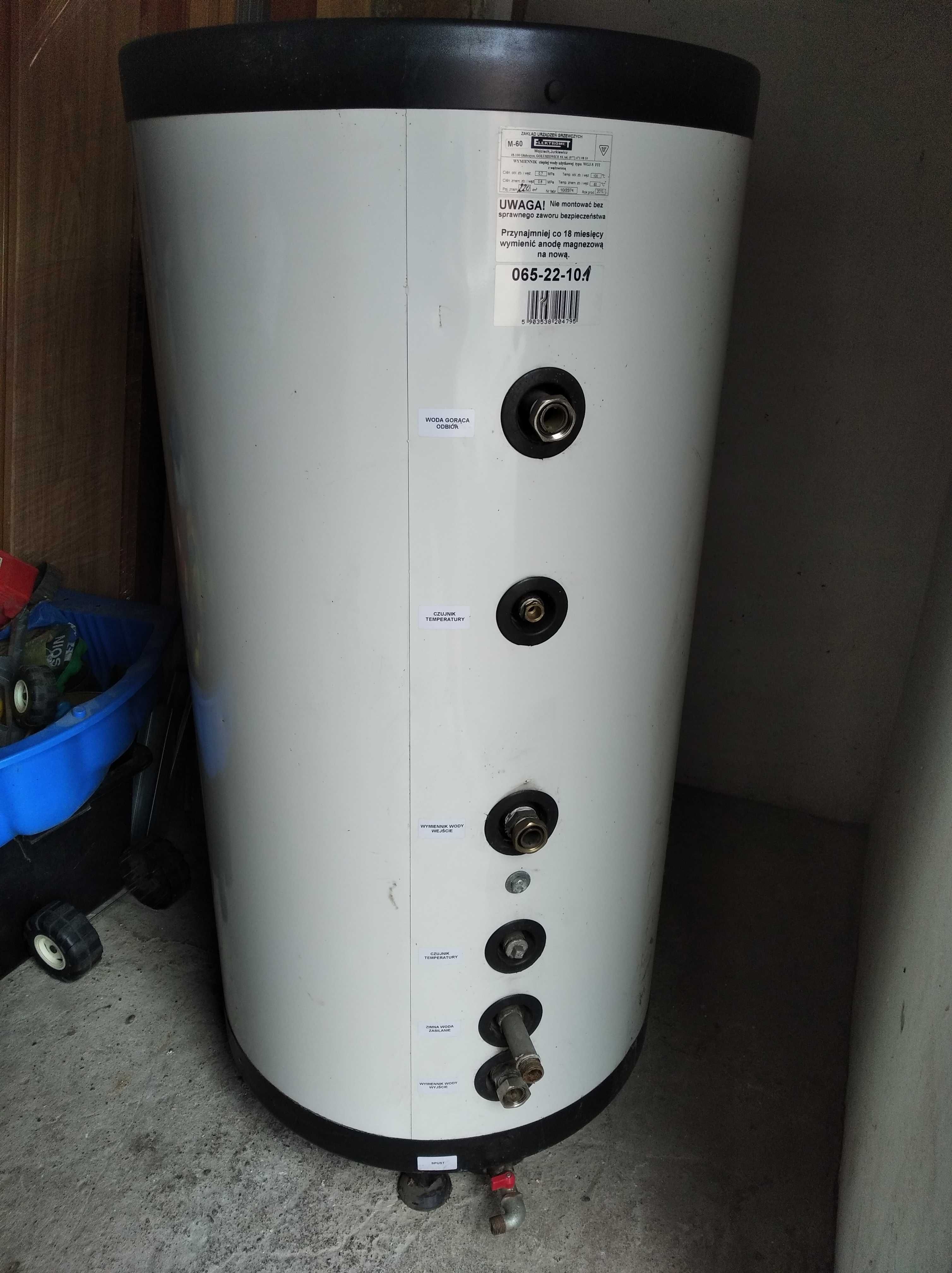 Bojler Elektrometr 200l  z pojedynczą wężownicą+ grzałka 2500W