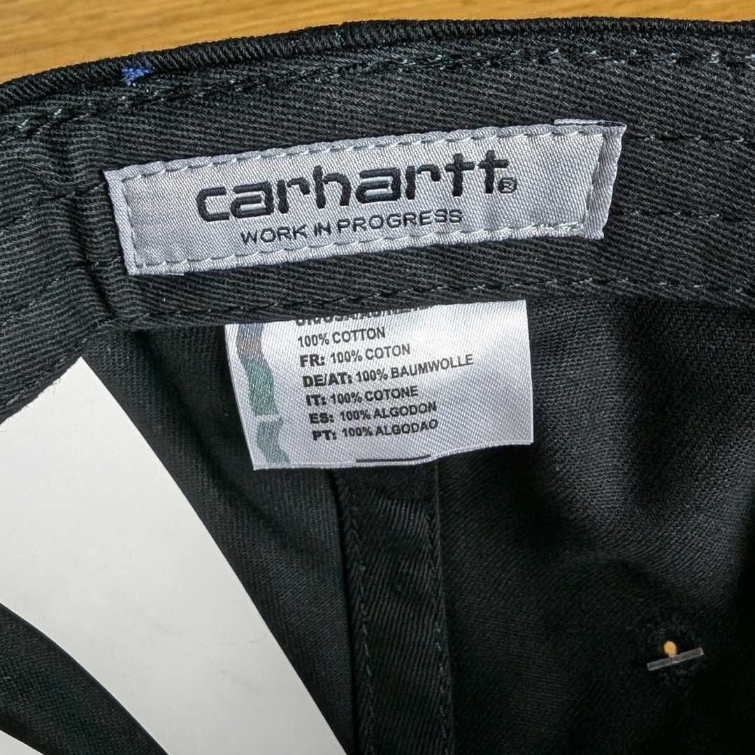 Кепка Carhartt чёрная, кепка кархарт, бейсболка кархарт, чорна кепка
