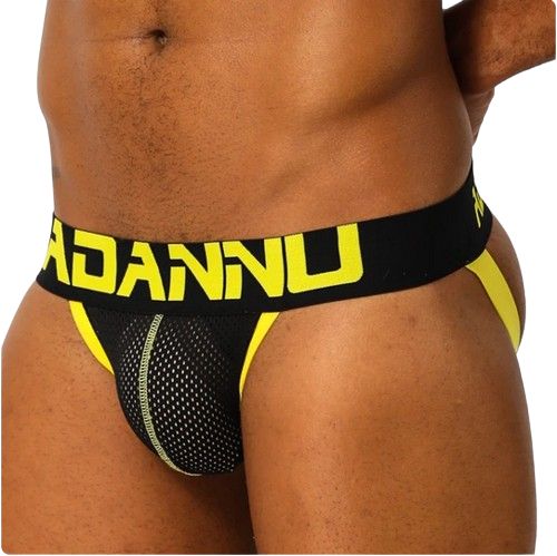 Jockstrap Siateczkowa Męska Bielizna dla Sportowców ADANNU - L