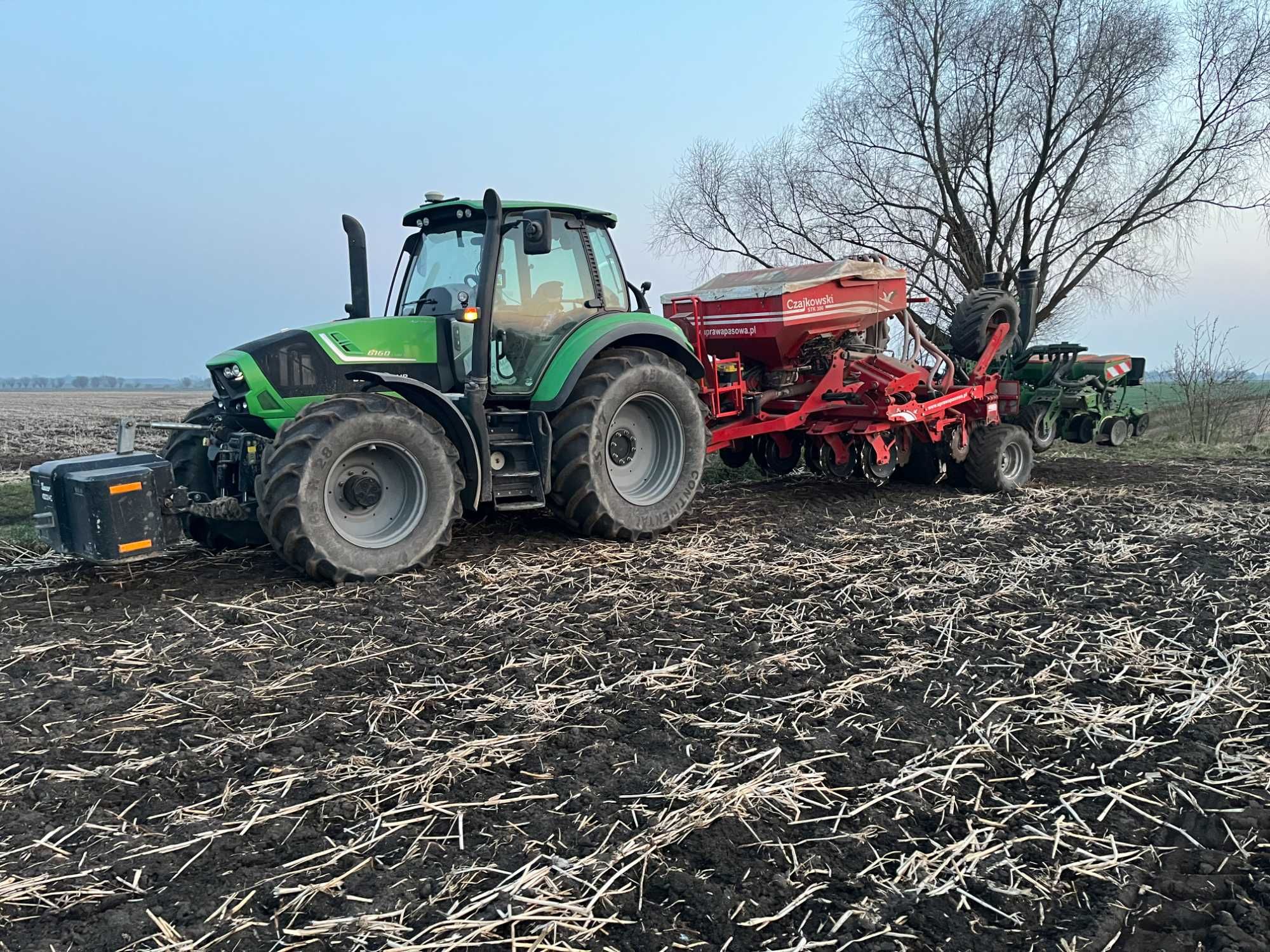 siew pasowy, uprawa pasowa, strip till, Czajkowski STK
