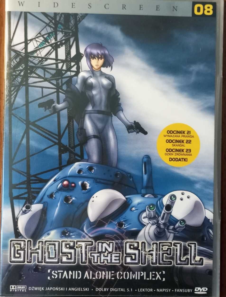 Ghost in the Shell Stand Alone Complex 08 anime manga DVD PL