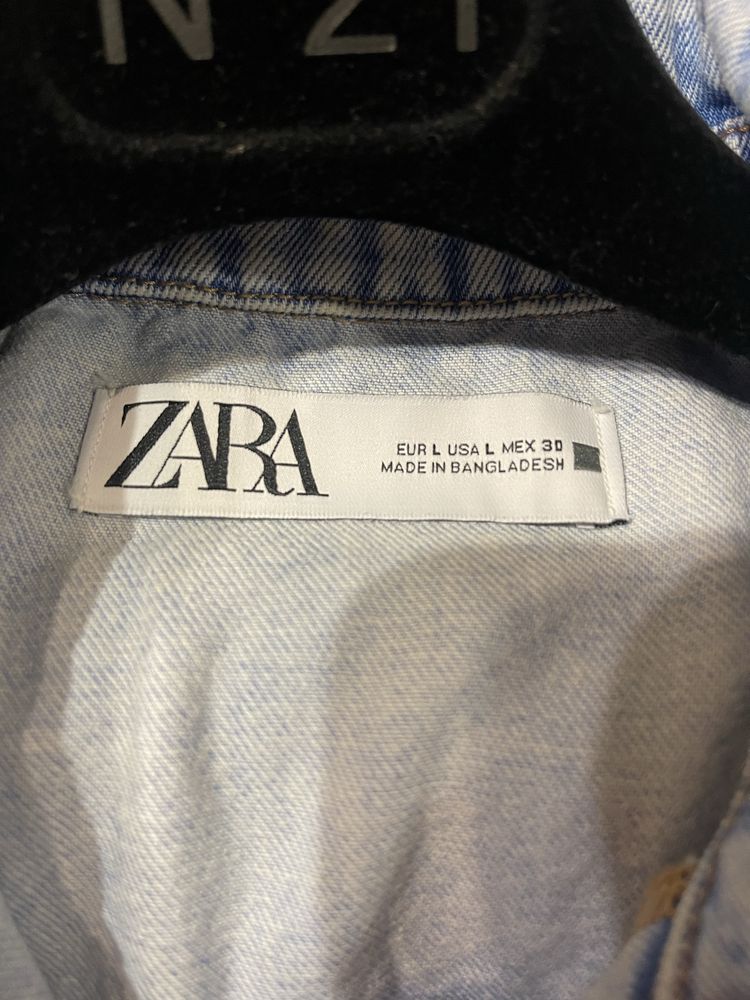 Zara джинсовый комбинезон