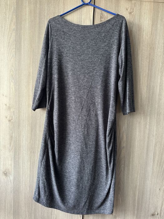 Sukienka popiel xxxl dresowa