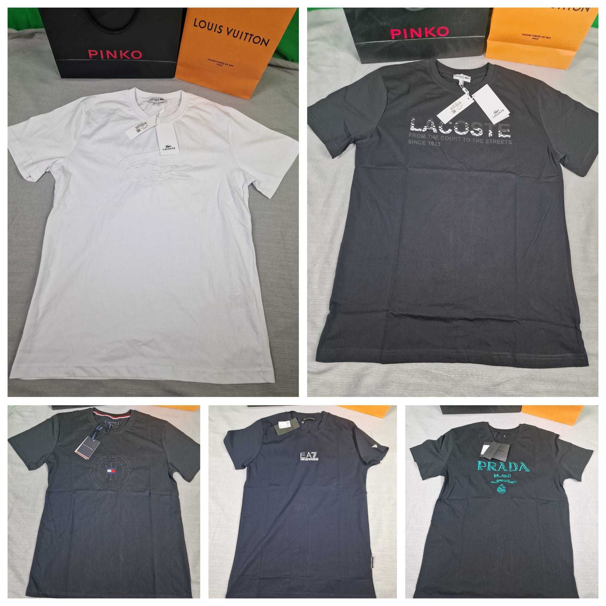 Koszulka męska t-shirt Lacoste Armani Prada Tommy TH