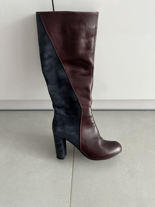 Чоботи осінь-весна шкіряні