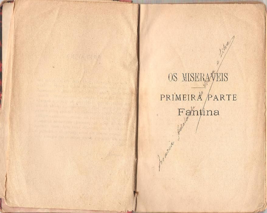 Os Miseráveis de Victor Hugo - Edição ano 1900