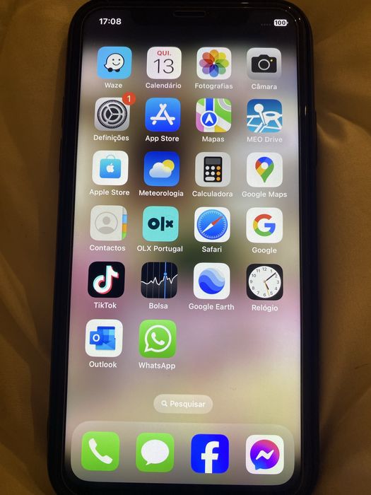 Iphone X  64 GB  como novo