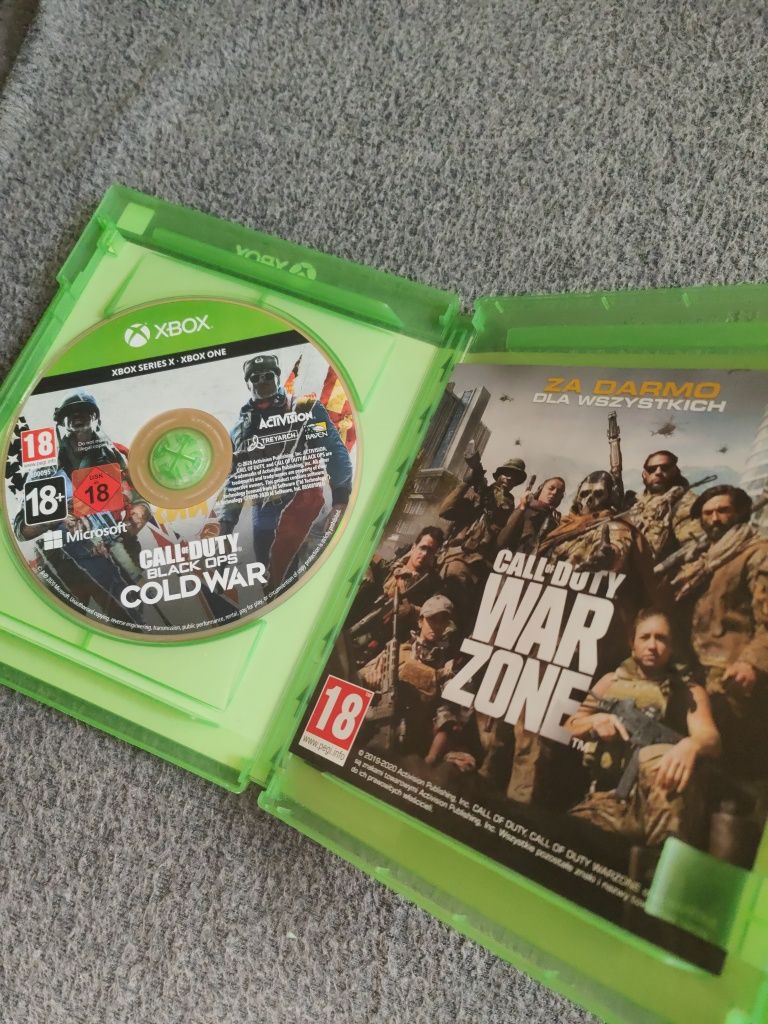 Cod call of duty cold war Xbox one s x series Polska wersja