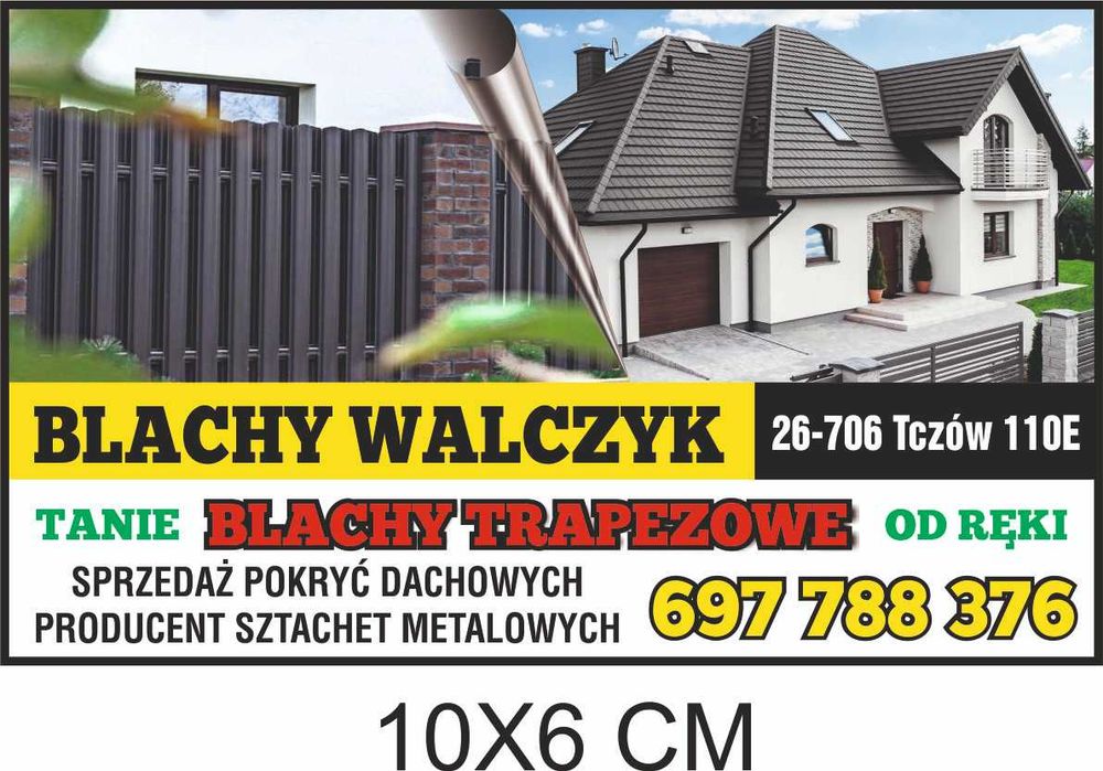 Sztachety metalowe profilowane - PRODUCENT