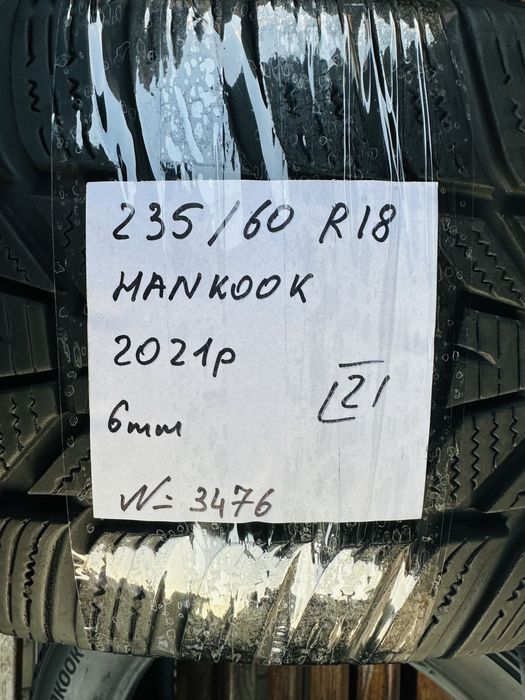 Шини зимові пара 235/60 R18 (107H) Hankook Winter I*cept evo3