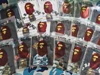 Футболка BAPE (A Bathing Ape) drill drip streetwear стиль разные