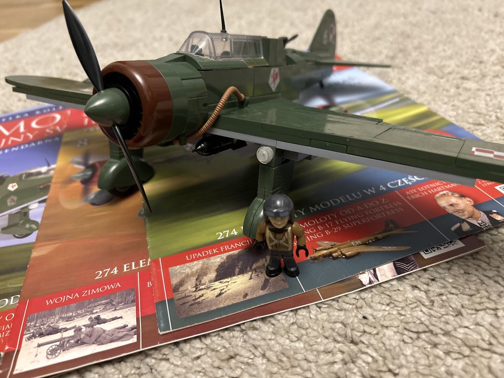 Klocki cobi PZL.23B Karaś samoloty 2 wojny światowej