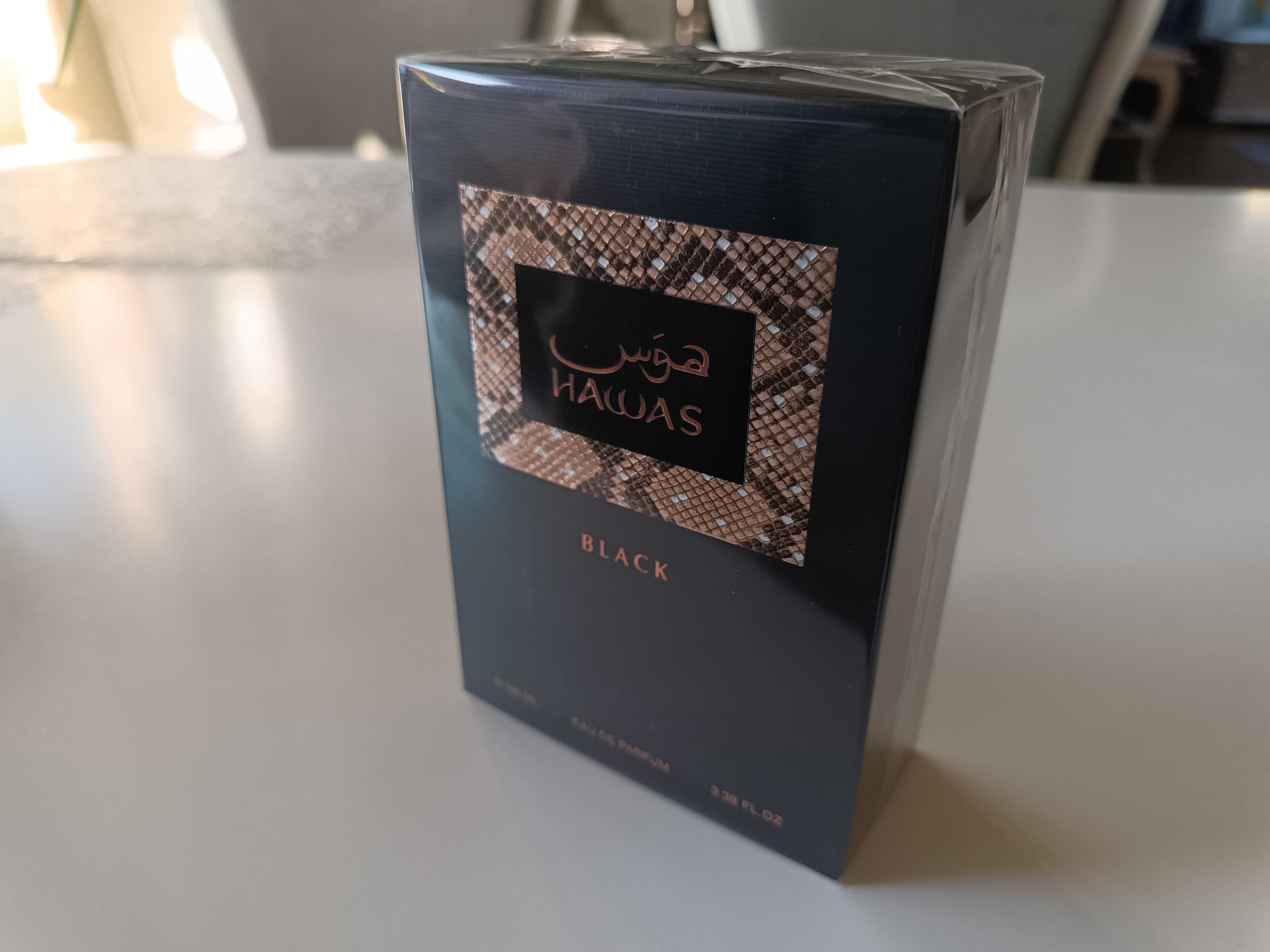 Rasasi Hawas Black 100ml, nowe zafoliowane