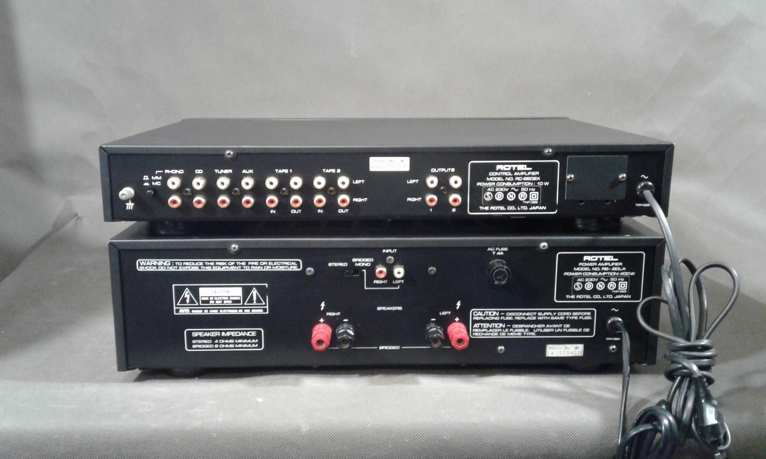 ROTEL RC-980BX,RB-980BX,zestaw stereo