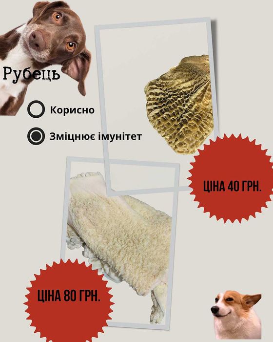 Корм субпродукти для тварин калтик рубець селезінка трахея