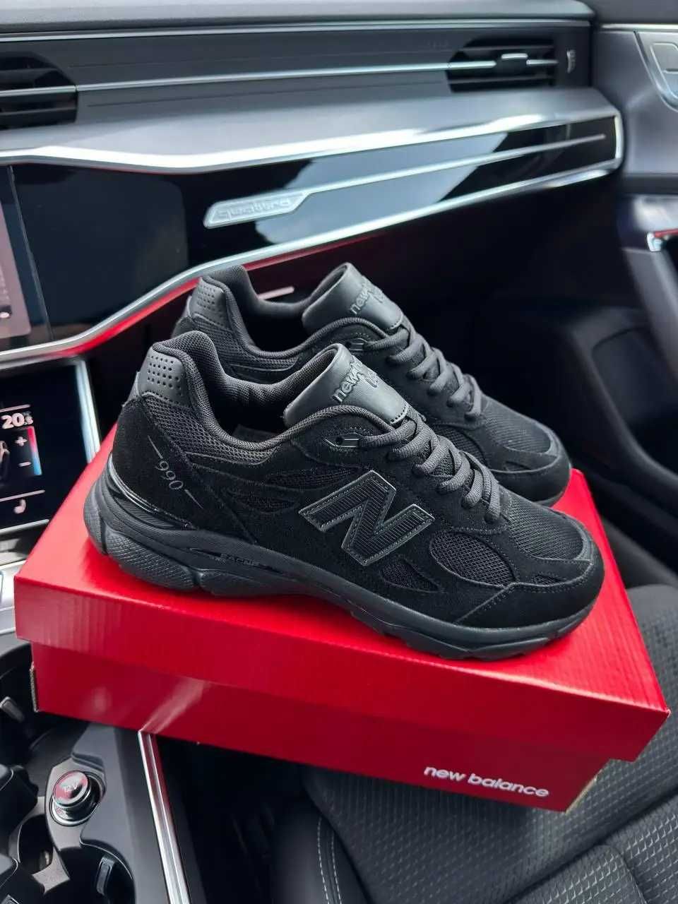 Нові Чоловічі кросівки New Balance 990 All Black мужские кроссовки