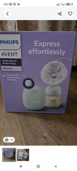 Молоковідсмоктувач Філіпс,якісний зручний
