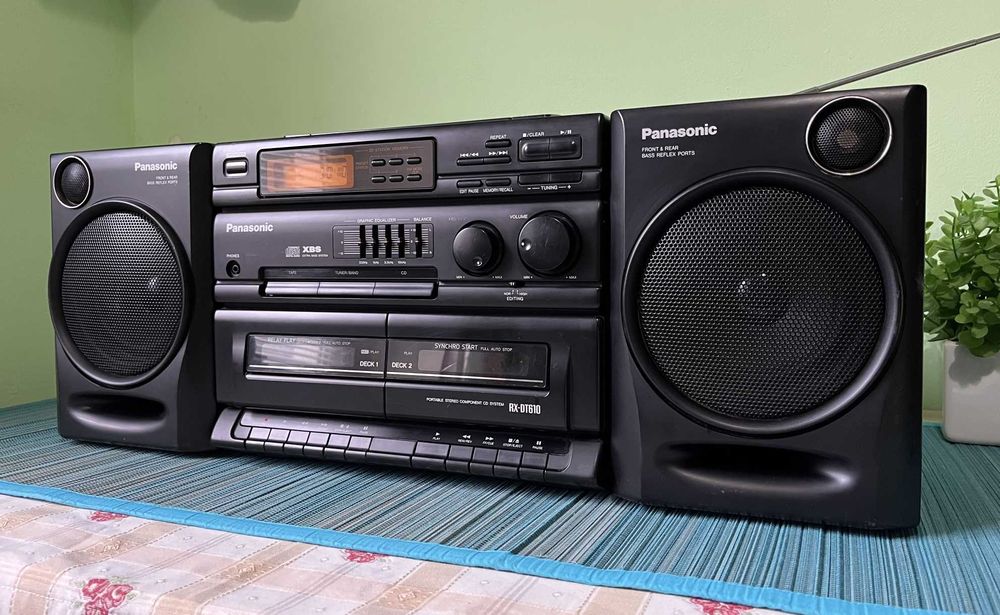 Panasonic RX-DT610 (1995). Повністю справний (Відеоогляд).