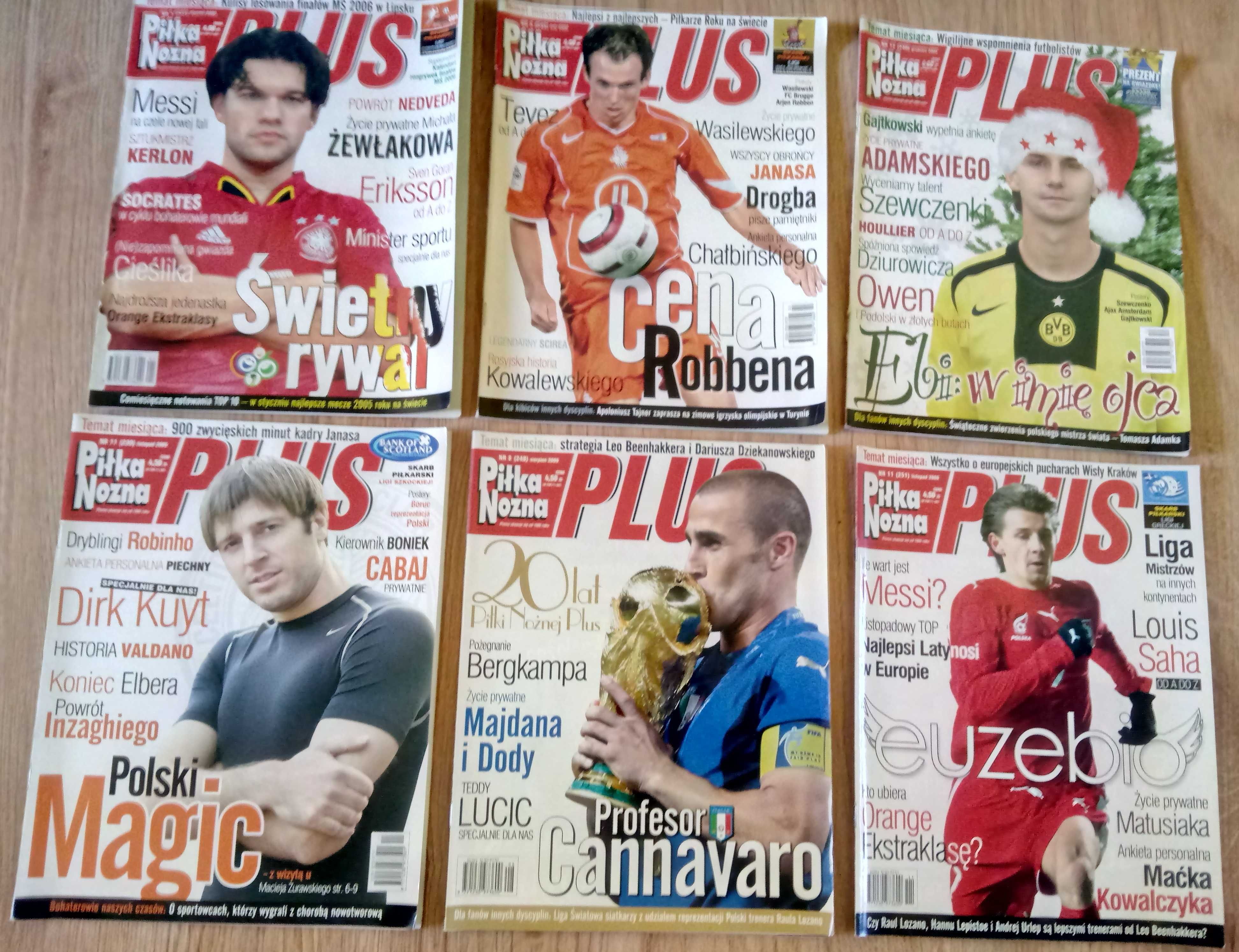 Miesięcznik Piłka Nożna Plus archiwalne numery