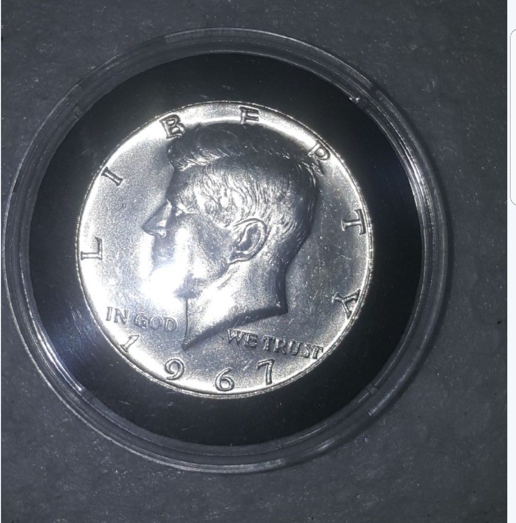 Half dollar 1967 srebro