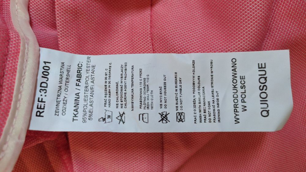 Spodnie marki Quiosque nowe z metką rozmiar 40 różowe
