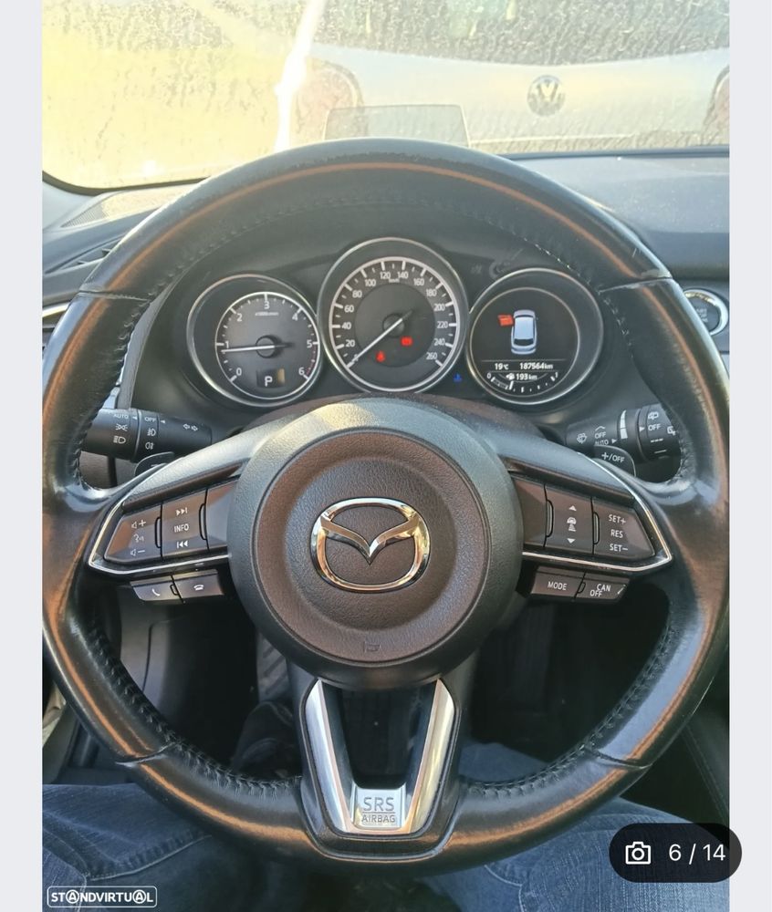 Mazda 6 M6 SW 2.2 sky-d excellence AT P.leather White+cruise