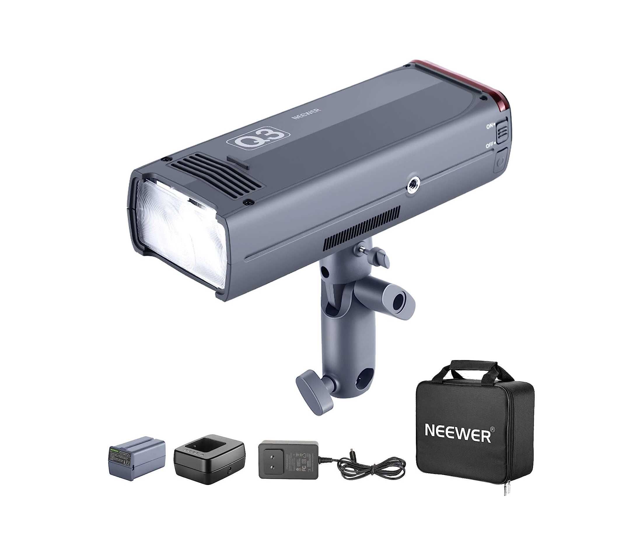 Neewer Q3 200 W TTL Flash 1/8000 com bateria 3200 mAh