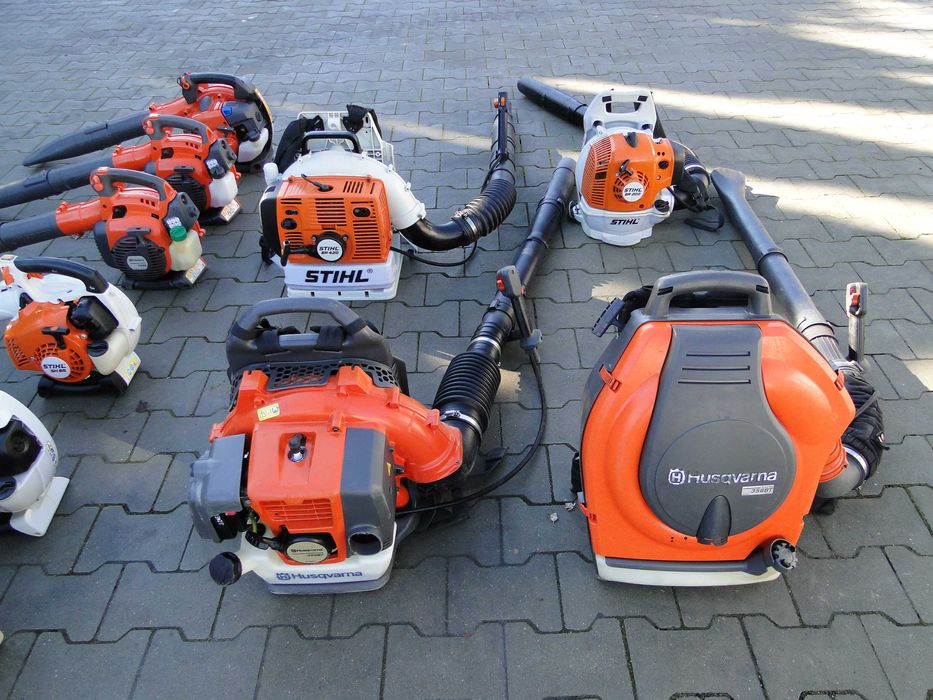 Dmuchawa spalinowa do trawy liści śniegu plecakowa STIHL Husqvarna