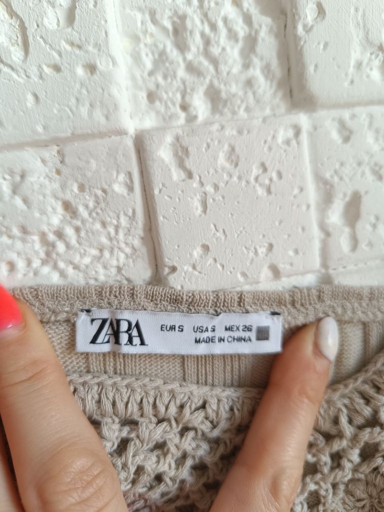 Довга сукня, сарафан  на бретелях  Zara