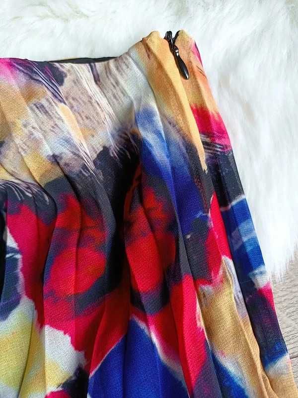 Piękna, plisowana, asymetryczna spódnica Mango L XL
