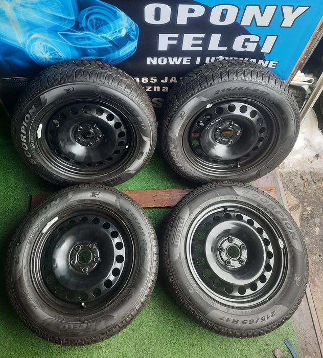 Koła zimowe 17 5×112 Vw Tiguan Skoda Kodiaq Seat Tarraco Audi Q3 8.5mm