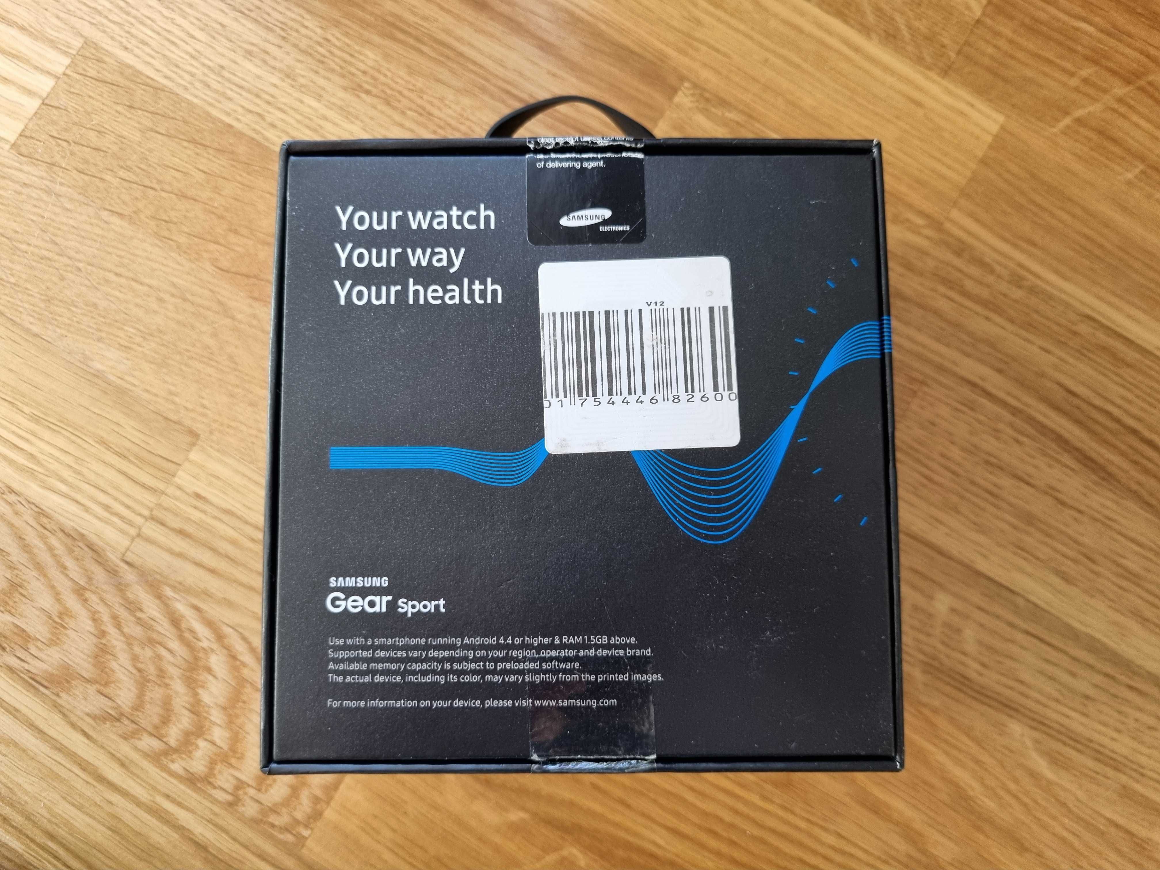 Смартгодинник Samsung Gear Sport Black (SM-R600NZKASEK)