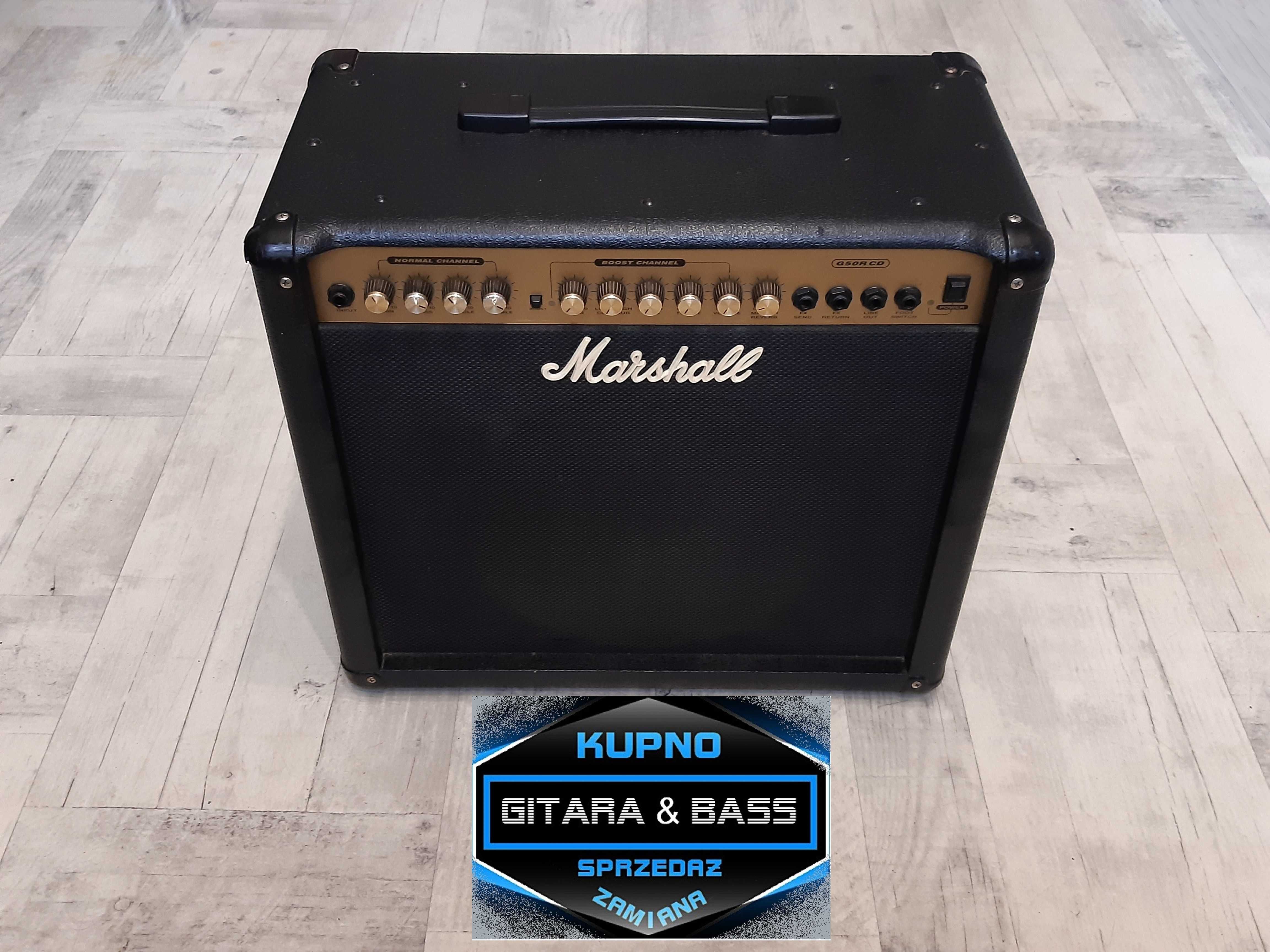 Wzmacniacz Gitarowy Marshall G 50R CD-combo-Reverb-wysyłka lub zamiana