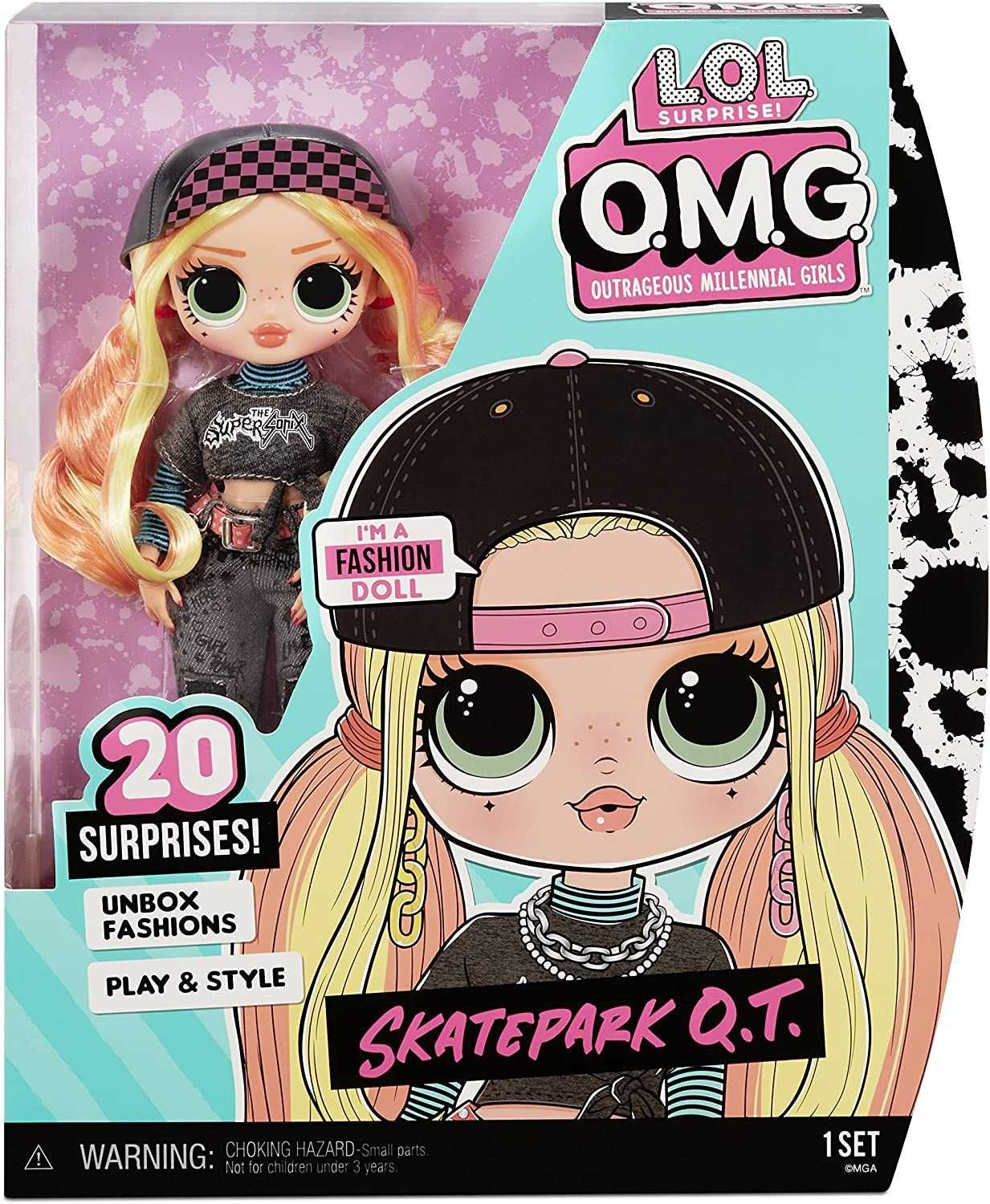 Кукла ЛОЛ ОМГ Леди Скейтер LOL Surprise OMG Skatepark Q.T. 580423