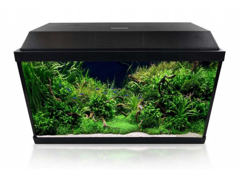 AKWARIUM LED Invital Zestaw 60L Z Filtrem Grzałką 61x31x35 - WYPRZEDAŻ