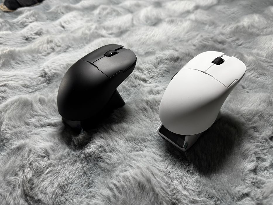 Ігрова миша Ajazz aj159 apex Black/White/ 8000ГЦ+Док станція