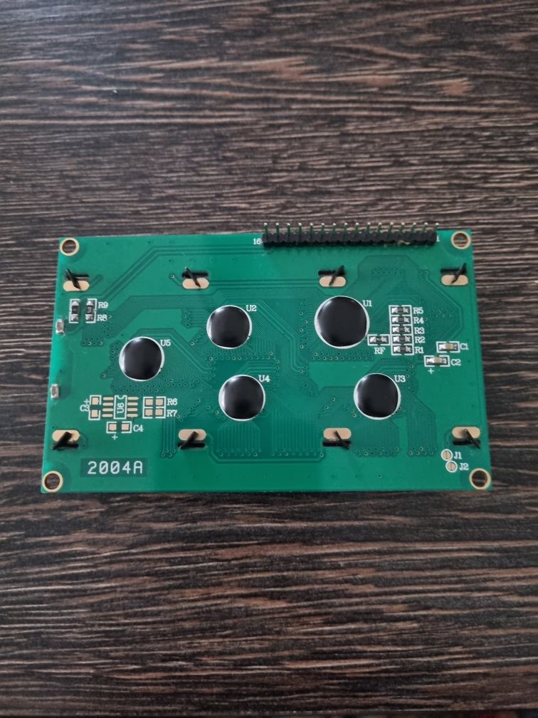 Wyświetlacz LCD 4x20, niebieski