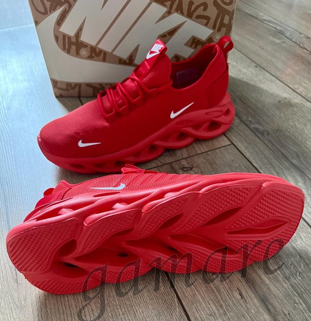czerwone męskie Nike sportowe nowe buty na siłownię