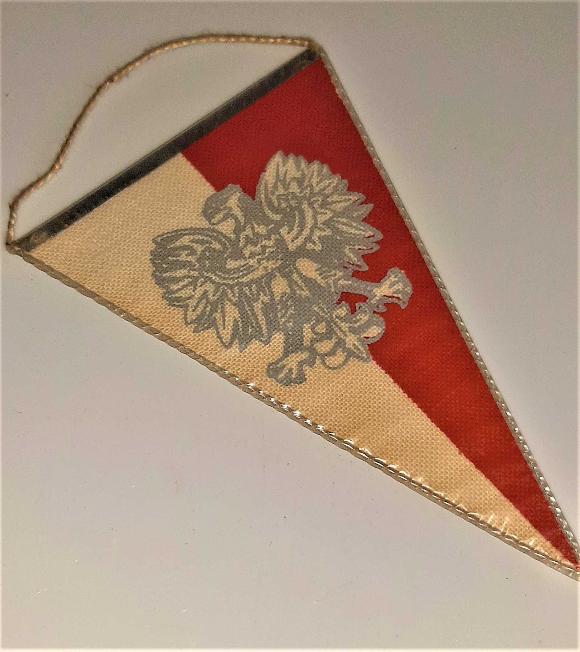 Proporczyk Zgorzelec Herb Polska Flaga Orzeł bez korony