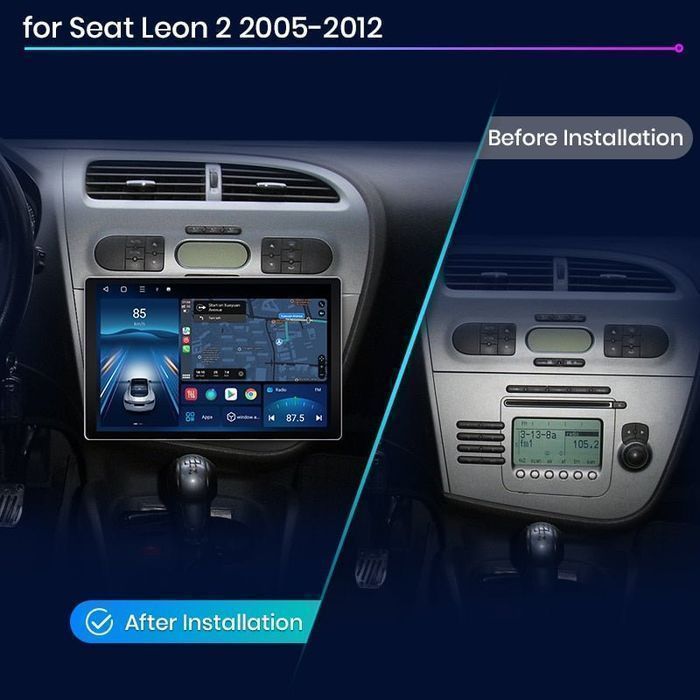 Radio Seat Leon MK2 2005 - 2012 Android auto Carplay