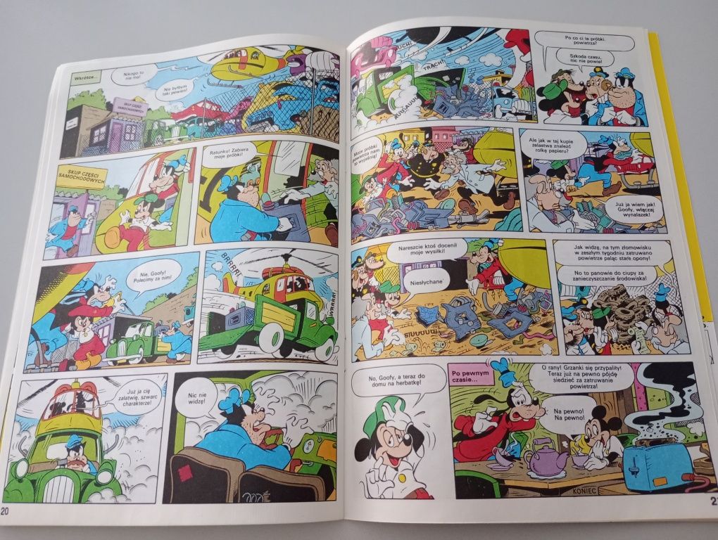Komiks Mickey Mouse 6(19) 1992 rok