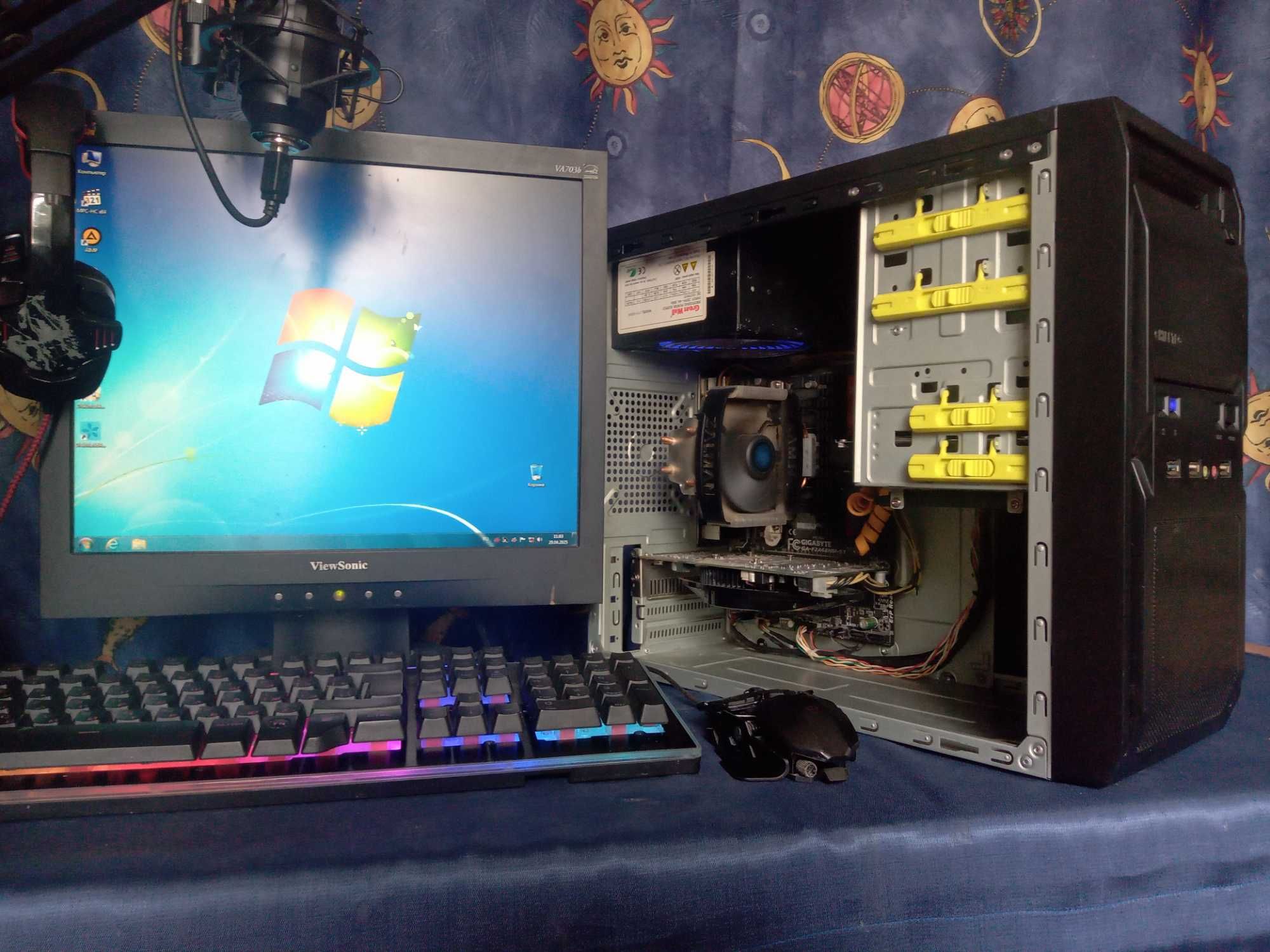 Компьютер‼️ для игр\дома\работы 4 ядра\4GHz\8Gb RAM\SSD\GDDR5