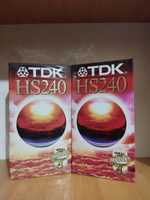 Видеокассеты TDK HS240 новые на четыре часа / VHS