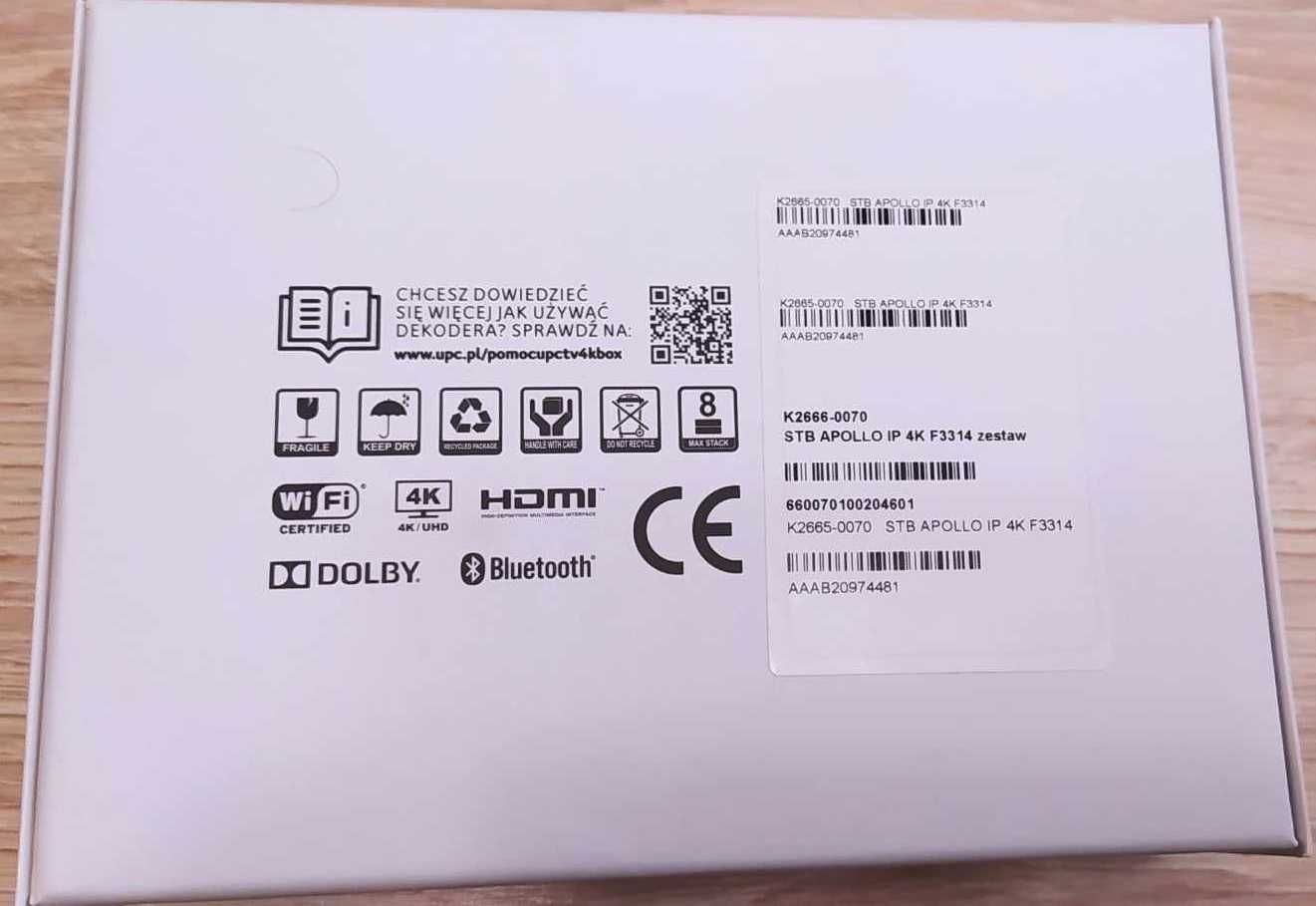 dekoder 4K BOX upctv