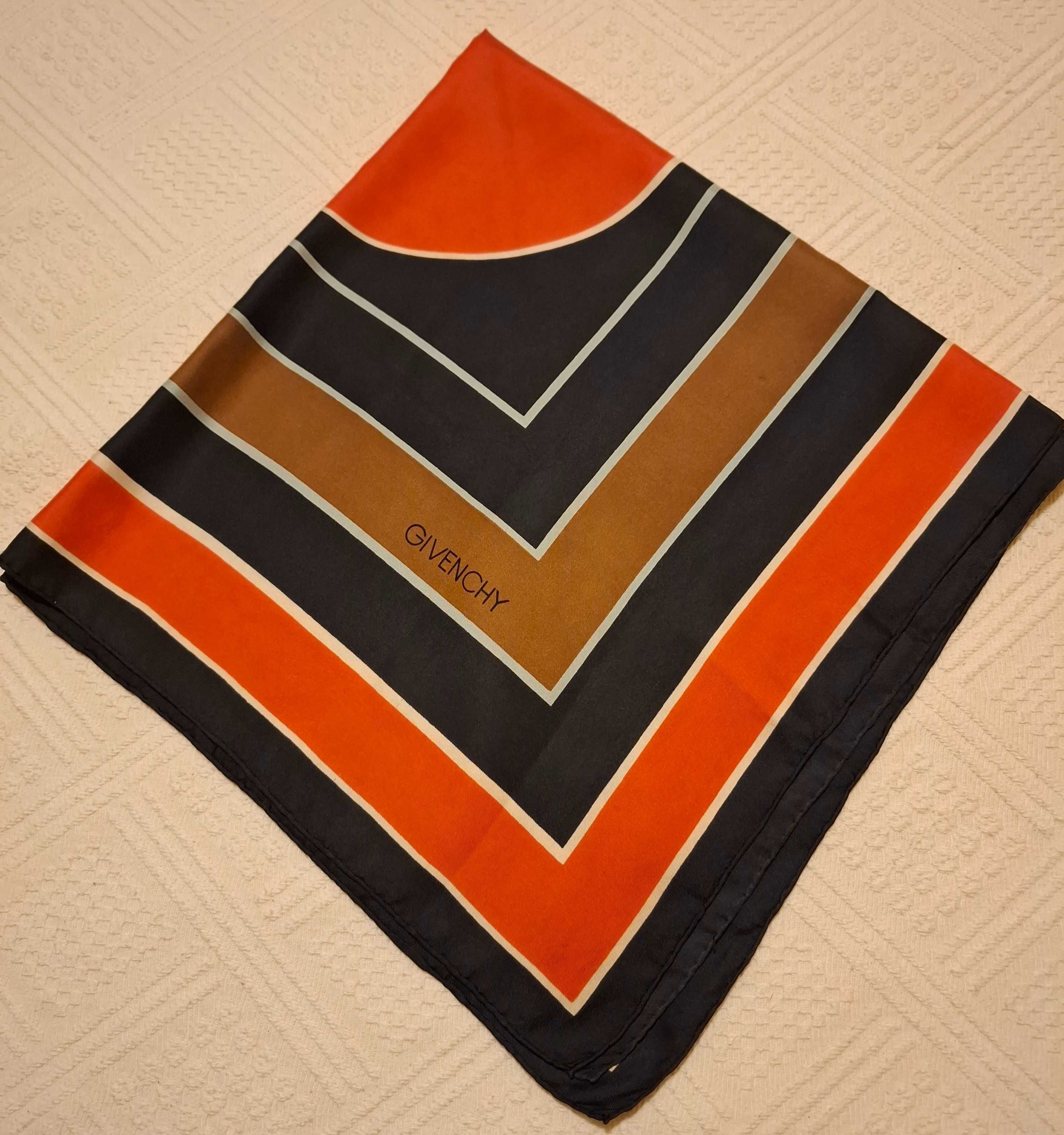 Lenços Pescoço Quadrados Tie Rack, Givenchy e outro
