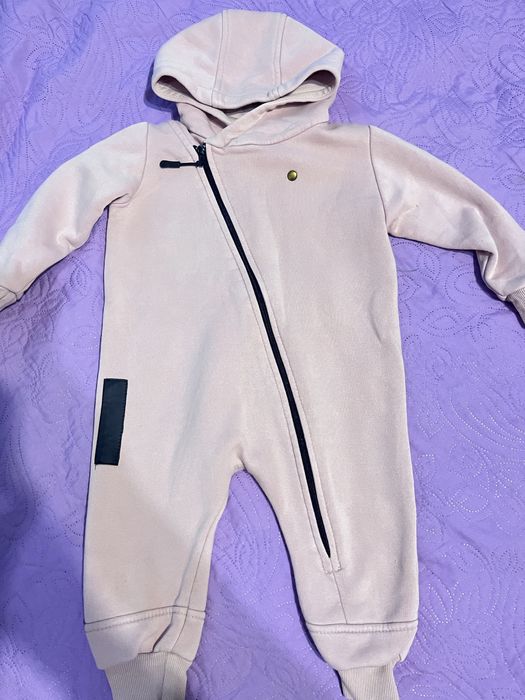 Дитячий тепленький ромпер  на дівчинку