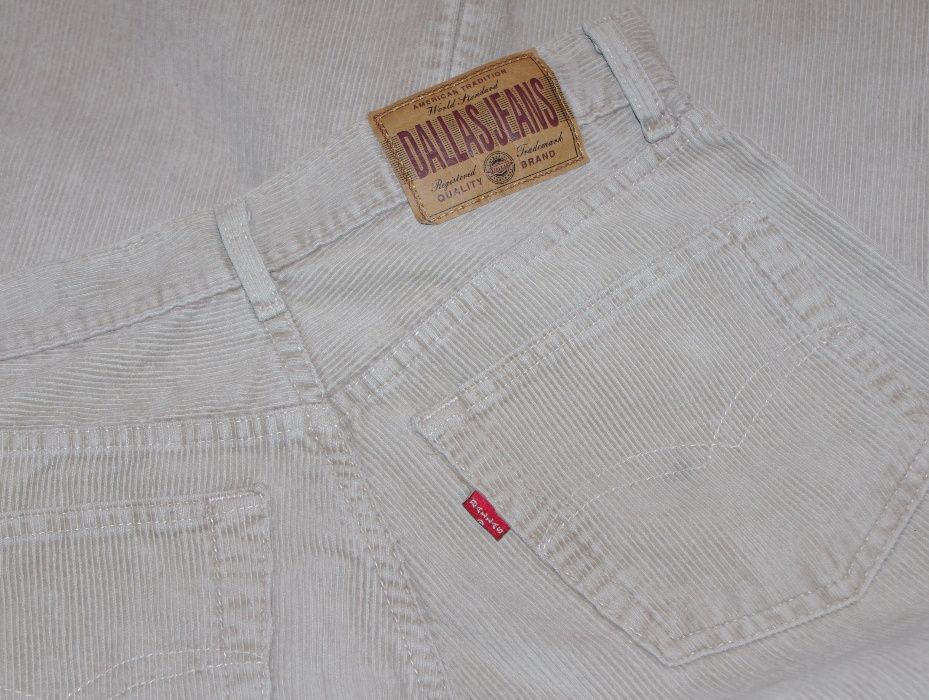 Джинсы Dallas Jeans Вельветовые Коричневого Цвета Размер W32 L32