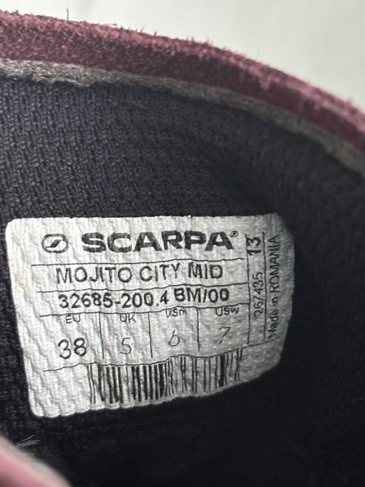 Трекінгові Черевики Scarpa Mojito City GTX 38 Розмір Ботинки Оригінал