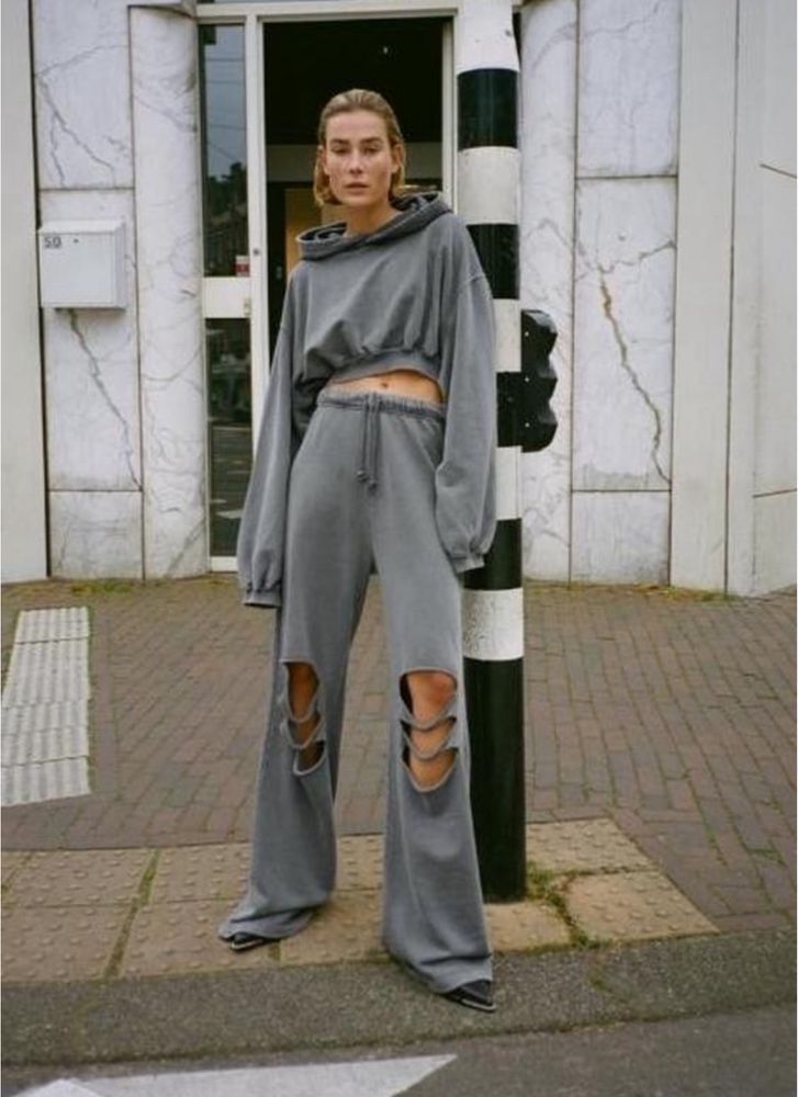 Жіночі спортивні штани палаццо , карго Zara M/ L розміри